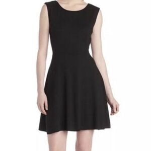 Bailey 44 Black Round Neck Fit/Flare Dress